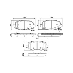 REAR BRAKE PADS