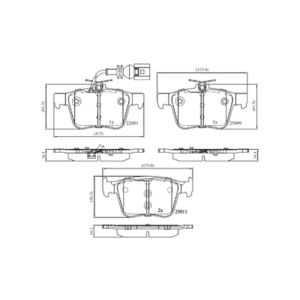 REAR BRAKE PADS