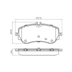 REAR BRAKE PADS