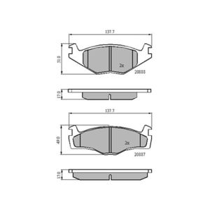 FRONT BRAKE PADS