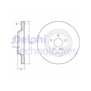 REAR VENTED BRAKE DISC PAIR