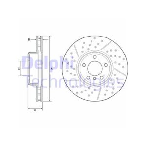 FRONT VENTED BRAKE DISC