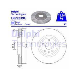 FRONT VENTED BRAKE DISC