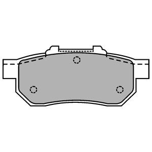 REAR BRAKE PADS