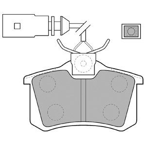 REAR BRAKE PADS