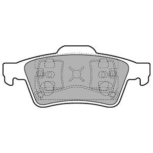 REAR BRAKE PADS