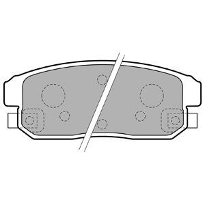 REAR BRAKE PADS