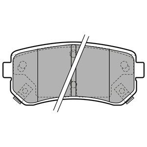 REAR BRAKE PADS