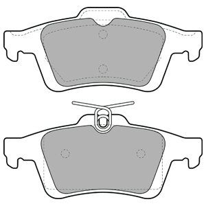 REAR BRAKE PADS