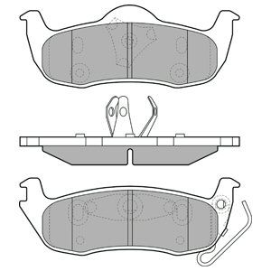 REAR BRAKE PADS