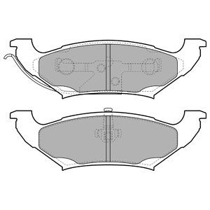 REAR BRAKE PADS