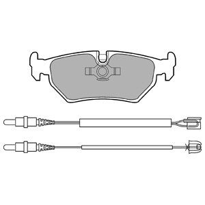 REAR BRAKE PADS