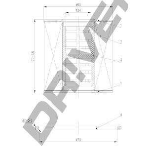 Oil Filter - Insert