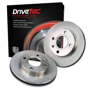 FRONT VENTED BRAKE DISC PAIR - 256MM DIAMETER