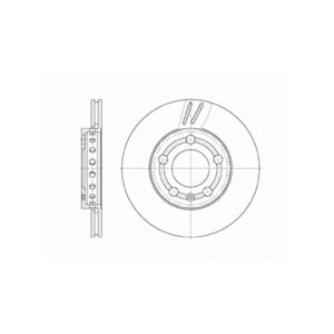 Front Vented Brake Disc Pair Coated - 239mm Diameter