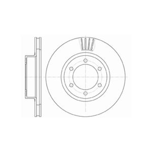 FRONT VENTED BRAKE DISC PAIR - 338MM DIAMETER