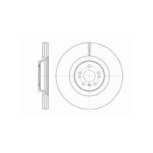 Front Vented Brake Disc - 375mm Diameter