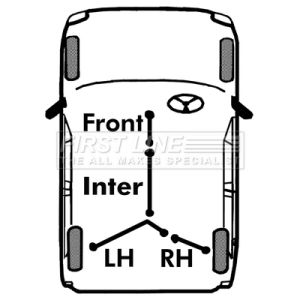 Handbrake Cable - Rear RH