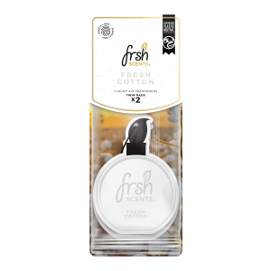 2Pk Fresh Cotton Luxury Paper Air Fresheners