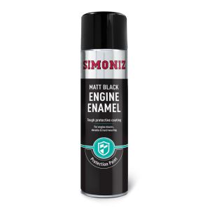 Matt Black Engine Enamel Paint 500ml