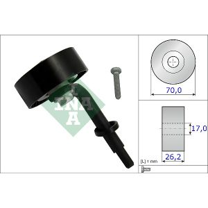 Ribbed Auxillary Drive Belt Tensioner