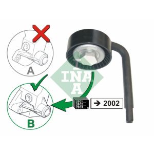 Ribbed Auxillary Drive Belt Tensioner