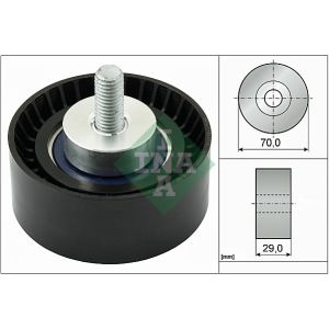 Ribbed Auxillary Drive Belt Guide Pulley