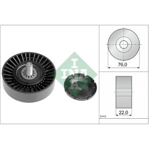 Ribbed Auxillary Drive Belt Guide Pulley