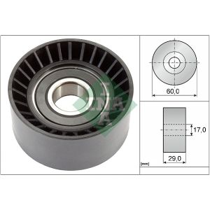 Ribbed Auxillary Drive Belt Guide Pulley