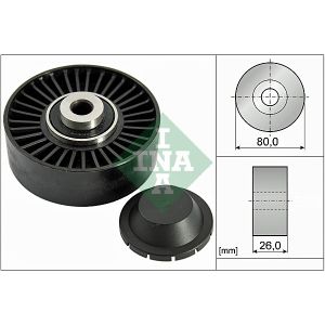 Ribbed Auxillary Drive Belt Guide Pulley