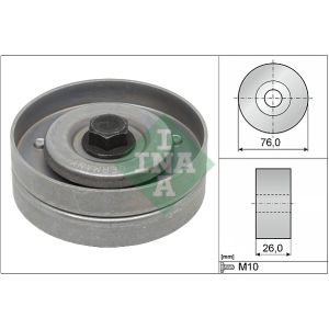 Ribbed Auxillary Drive Belt Guide Pulley