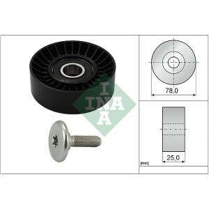 Ribbed Auxillary Drive Belt Guide Pulley