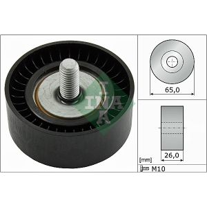 Ribbed Auxillary Drive Belt Guide Pulley