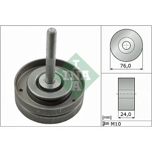 Ribbed Auxillary Drive Belt Guide Pulley