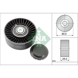 Ribbed Auxillary Drive Belt Guide Pulley