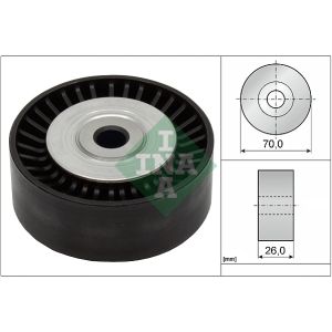 Ribbed Auxillary Drive Belt Guide Pulley