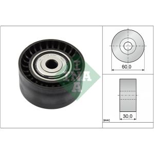 Ribbed Auxillary Drive Belt Guide Pulley