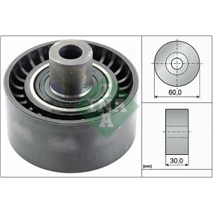 Ribbed Auxillary Drive Belt Guide Pulley