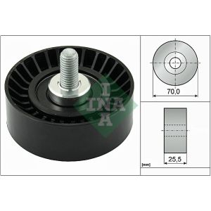 Ribbed Auxillary Drive Belt Guide Pulley