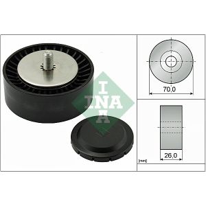 Ribbed Auxillary Drive Belt Guide Pulley