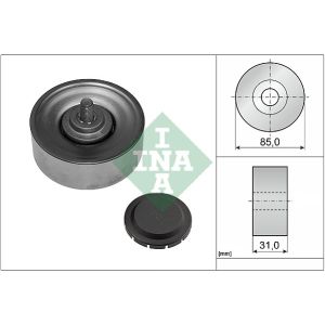 Ribbed Auxillary Drive Belt Guide Pulley