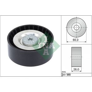 Ribbed Auxillary Drive Belt Guide Pulley