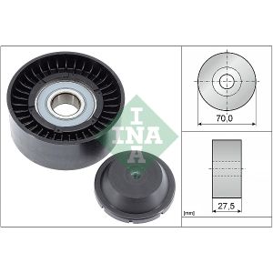 Ribbed Auxillary Drive Belt Guide Pulley