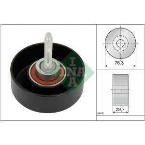 Ribbed Auxillary Drive Belt Guide Pulley