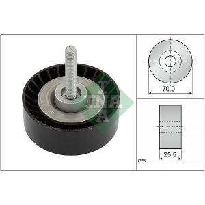 Ribbed Auxillary Drive Belt Guide Pulley