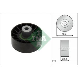 Ribbed Auxillary Drive Belt Guide Pulley