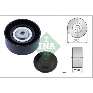 Ribbed Auxillary Drive Belt Guide Pulley