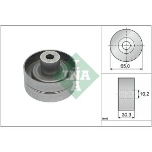 Ribbed Auxillary Drive Belt Guide Pulley