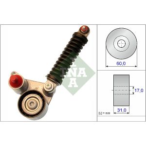 Ribbed Auxillary Drive Belt Tensioner