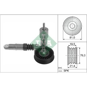 Ribbed Auxillary Drive Belt Tensioner